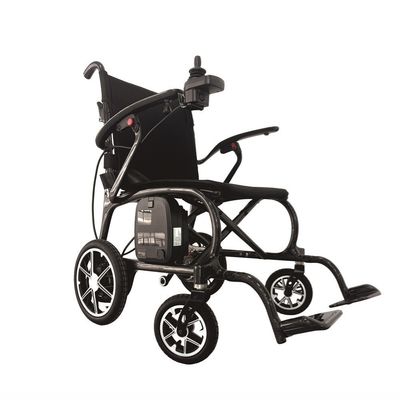 Cadeira de rodas elétrica dobrável 2024 com motor DC24V150W*2 e travagem eletromagnética