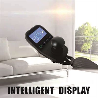 Distância de condução de 10 km Cadeira de rodas elétrica com luzes e motor sem escovas DC24V200W*2