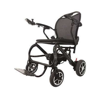 Cadeira de rodas elétrica totalmente automática conveniente com design leve e velocidade de 6 km/h