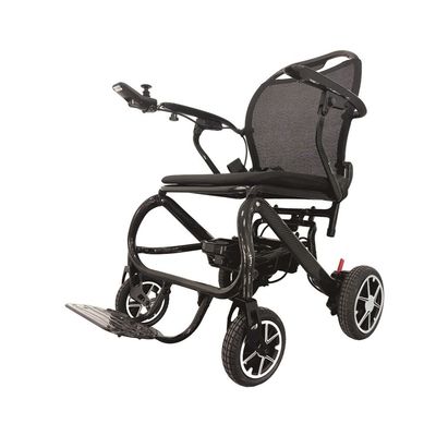 Cadeira de rodas elétrica leve com travagem eletromagnética e design dobrável