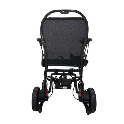 Cadeira de rodas elétrica dobrável com distância de condução de 10 km e tamanho do assento W460mm*D390mm