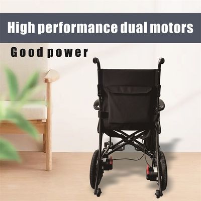 Cadeira de rodas elétrica com motor DC24V150W*2 e tamanho dobrável 730mm*310mm*710mm