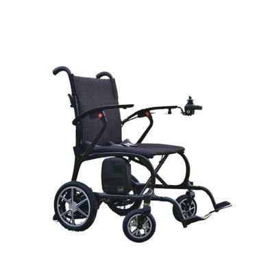 Cadeira de rodas elétrica feita de fibra de carbono com assento mais largo, tamanho W510*D415mm