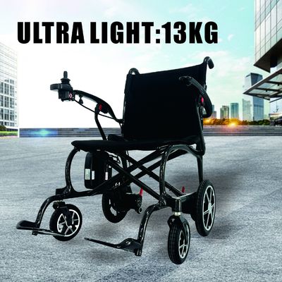 Cadeira de rodas elétrica totalmente automática para idosos 13 kg Peso 300 lbs Carga