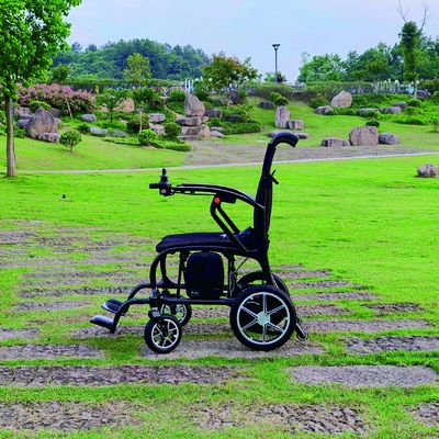 Cadeira de rodas motorizada de fibra de carbono com motor sem escova
