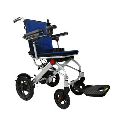Dimensão dobrável W360mm*H800mm Alumínio cadeira de rodas elétrica 113mm*580mm*960mm