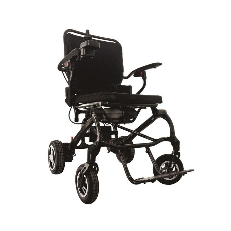 2024 Cadeira de rodas elétrica com motor sem escovas DC24V200W*2 e tamanho do assento W500*D420mm