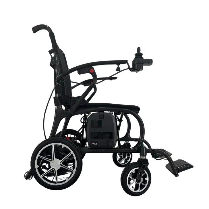 Cadeira de rodas elétrica com motor DC24V150W*2 e tamanho dobrável 730mm*310mm*710mm